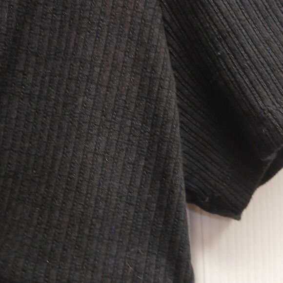 WILD FABLE Black Crop Top Double Tie Front NWT Size XXL - Picture 3 of 9